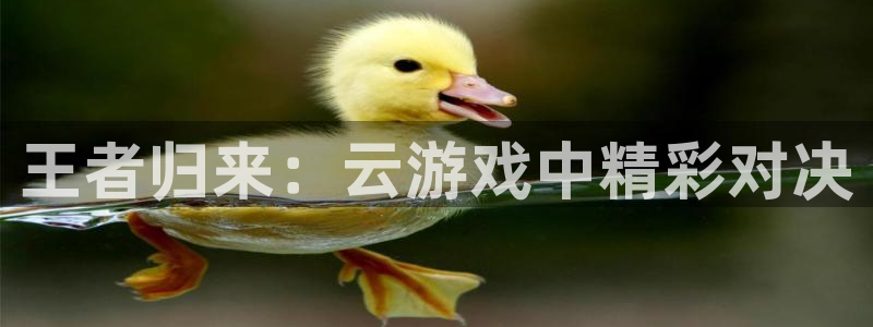 杏悦2招商：王者归来：云游戏中精彩对决