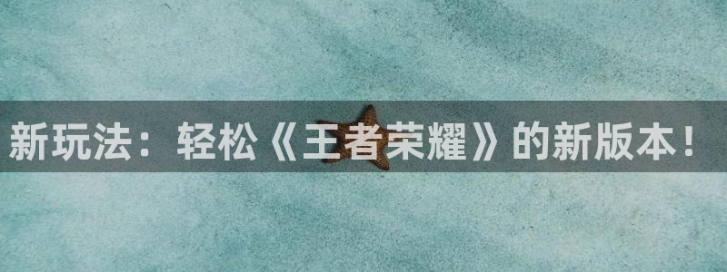 杏悦2APP下载安装：新玩法：轻松《王者荣耀》的新版本！